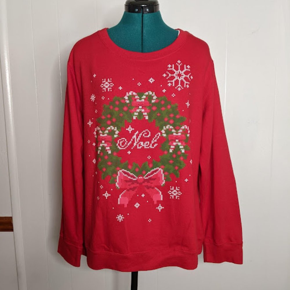 Holiday Time Woman's Christmas Sweater. Size XL.